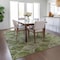 Homeroots 3' X 5' Green And Ivory Abstract Washable Indoor Outdoor Area Rug 577673 - alternate 8
