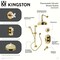 Kingston Brass Thermostatic Tub and Shower System, Polished Brass KSK36320PX - alternate 2