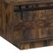 Homeroots 47" Brown and Black Melamine Veneer And Wood Coffee Table With Drawer And Shelf 490586 - alternate 5
