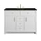 James Martin Vanities Bellshire 48" Single Vanity, Bright White w/ 3 CM Phantome Eclos Top 660-V48-BW-3PHT - alternate 1