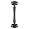 National Hardware Rustic Modern Gate Pull, 9-7/8 in L Handle, Steel, Black N166-027 - alternate 4