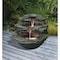 Bond Calistoga Springs 18.9'' W. x 17.72'' H. x 21.65'' L. Envirostone Polyresin Fountain Y95864 - alternate 2