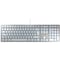 Cherry Americas CHERRY KC 6000 SLIM Keyboard - USB Interface - English (US) - SX Keyswitch - Silver, White JK-1600EU-1 - alternate 1