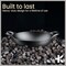 Bakkenmaster Bakken 14 in Pre-Seasoned Cast Iron Wok with Wooden Lid, Flat Bottom, Oven & Stove Safe BAKCASTWOK - alternate 4