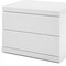 Homeroots 18" White Wood Two Drawer Nightstand 370736 - alternate 6