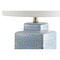 Jonathan Y Catherine 22" Modern Transitional Ceramic/Metal Square Ginger Jar LED Table Lamp, Blue/White JYL3044A - alternate 6
