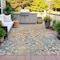 Homeroots 5' X 8' Beige And Copper Abstract Washable Indoor Outdoor Area Rug 631958 - alternate 6