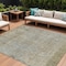 Homeroots 8' X 10' Beige And Ivory Abstract Washable Indoor Outdoor Area Rug 631056 - alternate 1