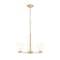 Z-Lite Naya 3-Light Chandelier, 19.25 in W, Modern Gold 7518-3MGLD - alternate 1