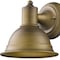 Homeroots Brushed Gold Aluminum Wall Sconce 398466 - alternate 5