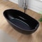 Anzzi Kelut Series 32in W x 68in D x 28in H Full Black Freestanding Bathtub MN516BK_BK - alternate 7