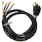 Powerzone Power Supply Range Cord, 6, 8 AWG Cable, 4 ft L, 50 A, 250 V, Black ORR628204 - alternate 2