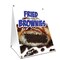 Signmission Fried Brownies, 24 Inch x 18 Inch A-frame Yard Sign, Plastic Sign SBC-1824-Fried Brownies - alternate 1
