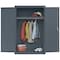 Sandusky Lee Heavy Duty Welded Steel Wardrobe Cabinet, 46x24x72, Charcoal EAWR462472-02 - alternate 4