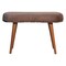 Homeroots 31in Brown Solid Wood Storage Bench With Cabinet 718234 - alternate 7