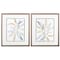 Homeroots Set Of Two Lotta Latte Silver Framed Wall Art, 2PK 649135 - alternate 2