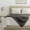 Lavish Home Faux Fur Throw Blanket 60x70-Inch Twin Blanket for Couch, Bed, or Chair Soft Throw with Plush, Gray 66-THROW057-G - alternate 6