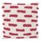 Homeroots 18" Pink and White Geometric Cotton Throw Pillow 527790 - alternate 2
