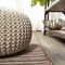 Jonathan Y Finn Modern Farmhouse Pinstripe Natural/Brown 2 ft. x 8 ft. Indoor/Outdoor Runner Rug TSN103A-28 - alternate 2