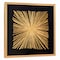 Homeroots Starburst Gold Shadowbox Frame Textual Art Wall Art 576628 - alternate 4