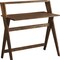 Homeroots 20" Espresso Wood Writing Desk 469145 - alternate 3