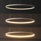 Jonathan Y Brice 23.75" Modern Contemporary Metal Round Dimmable Integrated LED Pendant, Beige JYL7203H - alternate 10