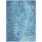 Homeroots 5' X 8' Blue Ikat Washable Indoor Outdoor Area Rug 576972 - alternate 5