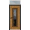 Vdomdoors Steel Door Ballucio 6644 Natural Oak Top Exterior Window Sidelite Entry Door Painted W36xH80+16 Rig BALLUCIO6644EXD-OAKW-W36xH80+16-RH-I - alternate 1