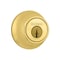 Kwikset Deadbolt, Polished Brass, 2-3/8 to 2-3/4 in Backset, K Keyway 96600-668 - alternate 5