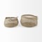Homeroots Set of Two Brown Wicker Basket, 2PK 392167 - alternate 6