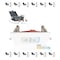 Nuwatt 3 Inch 2 Hour Square Trim Fire Rated Recessed Lighting Canless LED Lights 2700K-5000K, 550LM, 12PK NW-P-SQDL-3-8W-5CT-FR-WH-12P - alternate 1