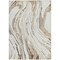 Homeroots 3' X 5' Ivory Beige And Brown Abstract Washable Indoor Outdoor Area Rug 600234 - alternate 4