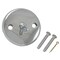 Danco 2 in. D X 3.15 in. L Metal Overflow Faceplate 9D00080991 - alternate 3