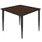 Regency Square Kahlo Breakroom Table, 42 in W, 42 in L, Neo Walnut TPL4242NWBK - alternate 1