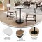 Flash Furniture 31.25" RD Tabletop, Seamless Surface Technology, White Faux Marble, 18" Black RND Table Height Base ST-RD31-WHMAR-TR18-GG - alternate 7