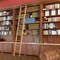 Quiet Glide 9.92 ft. Red Oak Contemporary Wheel Black Rolling Hook Removable Ladder, 12 ft. Rail QG.540-10RO-12-H.08 - alternate 1
