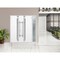 Vdomdoors Steel Double Doors Deux 1713 White Enamel Sidelight Exterior Black Window Stainless Inserts Single DEUX1713DEXD-BEM-RH-W72+14 x H80 - alternate 3