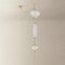 Corbett Lighting Fiorello 3 Light Pendant in Vintage Polished Brass Finish 545-13-VPB - alternate 3
