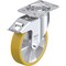Blickle Swivel Plate Caster, PU, 8", Brake, Load Rating: 1760 lb. LH-ALTH 200K-16-FI - alternate 1