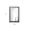 Homeroots 51" Black Wood Framed Accent Mirror 370732 - alternate 5