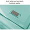 Acrimet Facility 2 Tier Letter Tray Front Load Size Desktop File Organizer Plastic Clear Green 263.5 - alternate 5