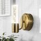 Jonathan Y Bolha 5.5" 1-Light Minimalist Modern Bubble Acrylic/Iron Integrated LED Vanity Light, Brass Gold JYL7222B - alternate 6