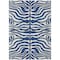 Homeroots 5' X 8' Navy Blue And Ivory Animal Print Washable Indoor Outdoor Area Rug 600631 - alternate 8