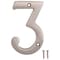 Prosource House Number, Character: 3, 4 in H Character, 2.36 in W Character N-Z043SN-3L-PS - alternate 1