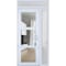 Vdomdoors Front Exterior Prehung FiberGlass Door Clear Glass See-through / Manux 8555 White Silk Clear Glass MANUX8555EXD-WS-W30+12 x H80+14-RH - alternate 2
