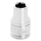Perform Tool Socket 3/8 In Drive; 8 mm; Metric; 6 Point; Polished Nickel Chrome Plated; Vanadium Alloy Steel W38208 - alternate 1
