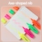 Deli DELIGHT Highlighters, Assorted, Chisel Tip, 4PK ES622 - alternate 3