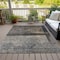 Homeroots 3' X 5' Coffee Black And Beige Abstract Washable Indoor Outdoor Area Rug 606086 - alternate 5