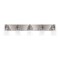 Jonathan Y Irving 36" 5-Light Seeded Glass/Iron Modern Contemporary LED Vanity Light, Nickel JYL7620A - alternate 9