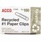 Acco Paper Clip, Silver, Steel Wire, PK1000 ACC72365 - alternate 2